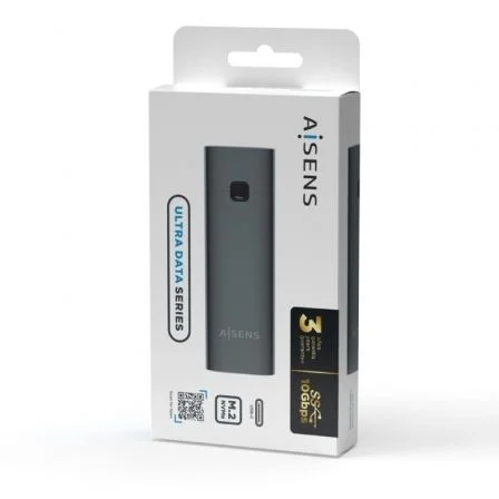 Aisens Caja Externa M.2 NVMe ASM2-021GR USB 3.2 Gen2 Gris